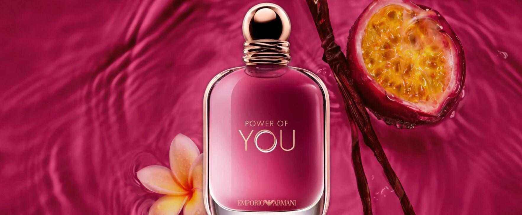 Passion Fruit, Frangipani, Vanilla: "Emporio Armani - Power of You" by Giorgio Armani