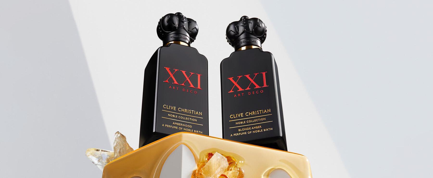 "Amberwood" and "Blonde Amber" - "Clive Christian" expands "Noble Collection"