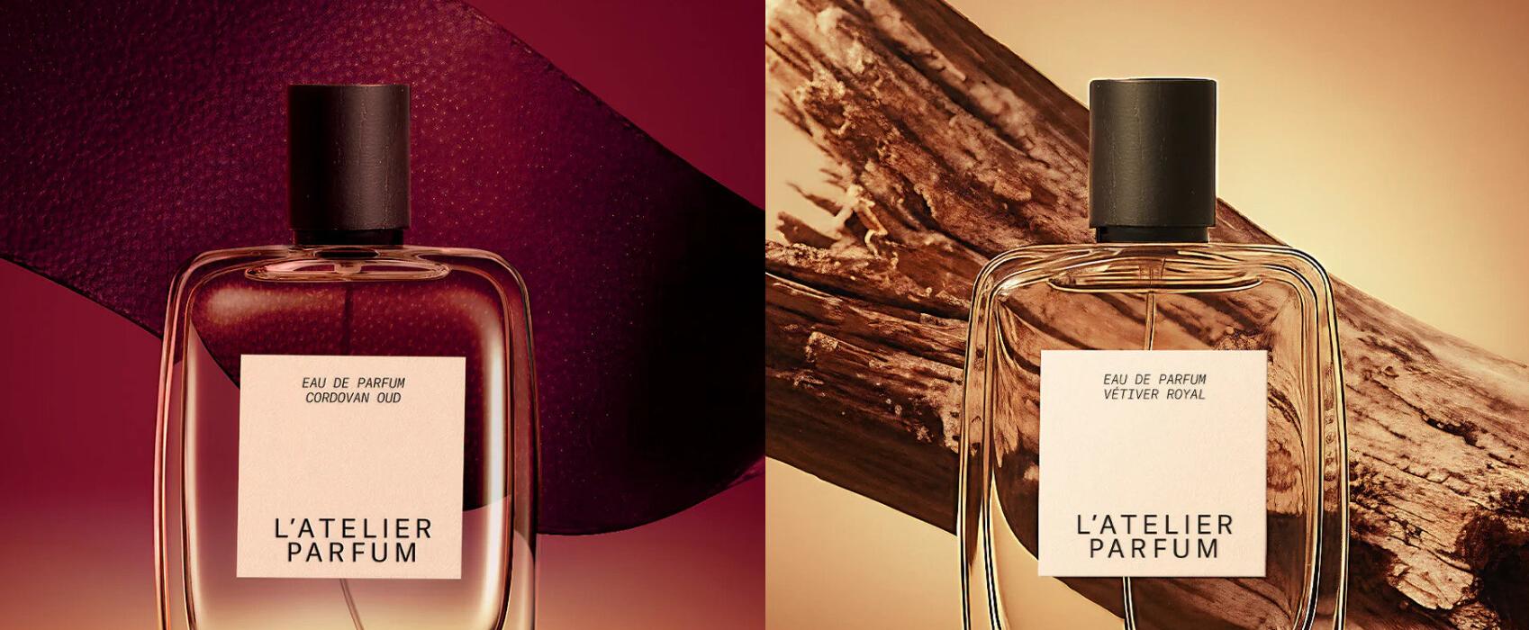 "Cordovan Oud" and "Vétiver Royal": The New Eaux de Parfum From L'Atelier Parfum