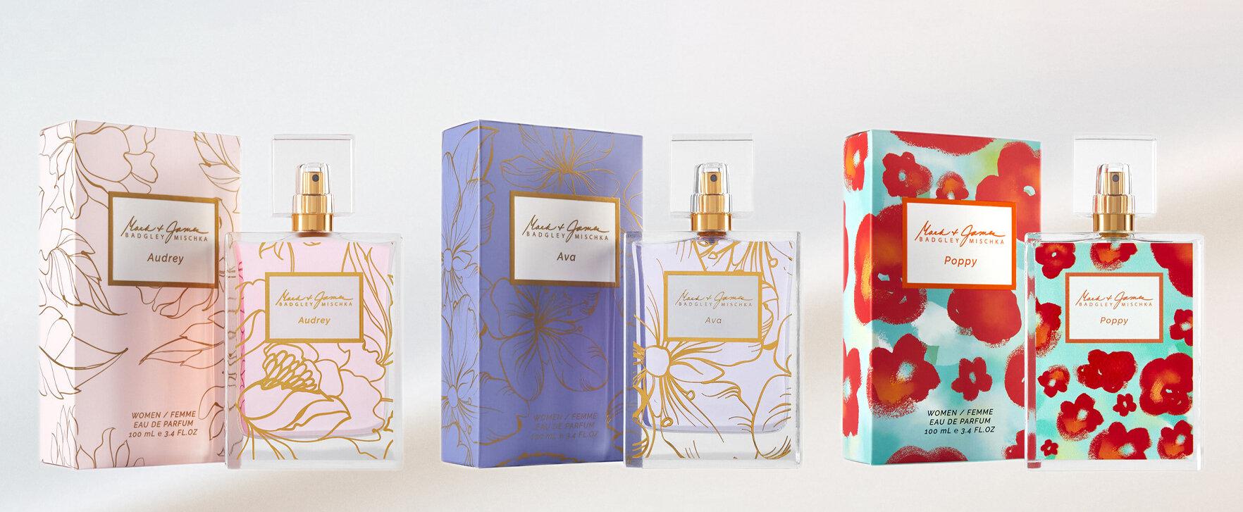 „Audrey, Ava und Poppy“ — neue feminine Trio-Duftkollektion von Badgley Mischka﻿