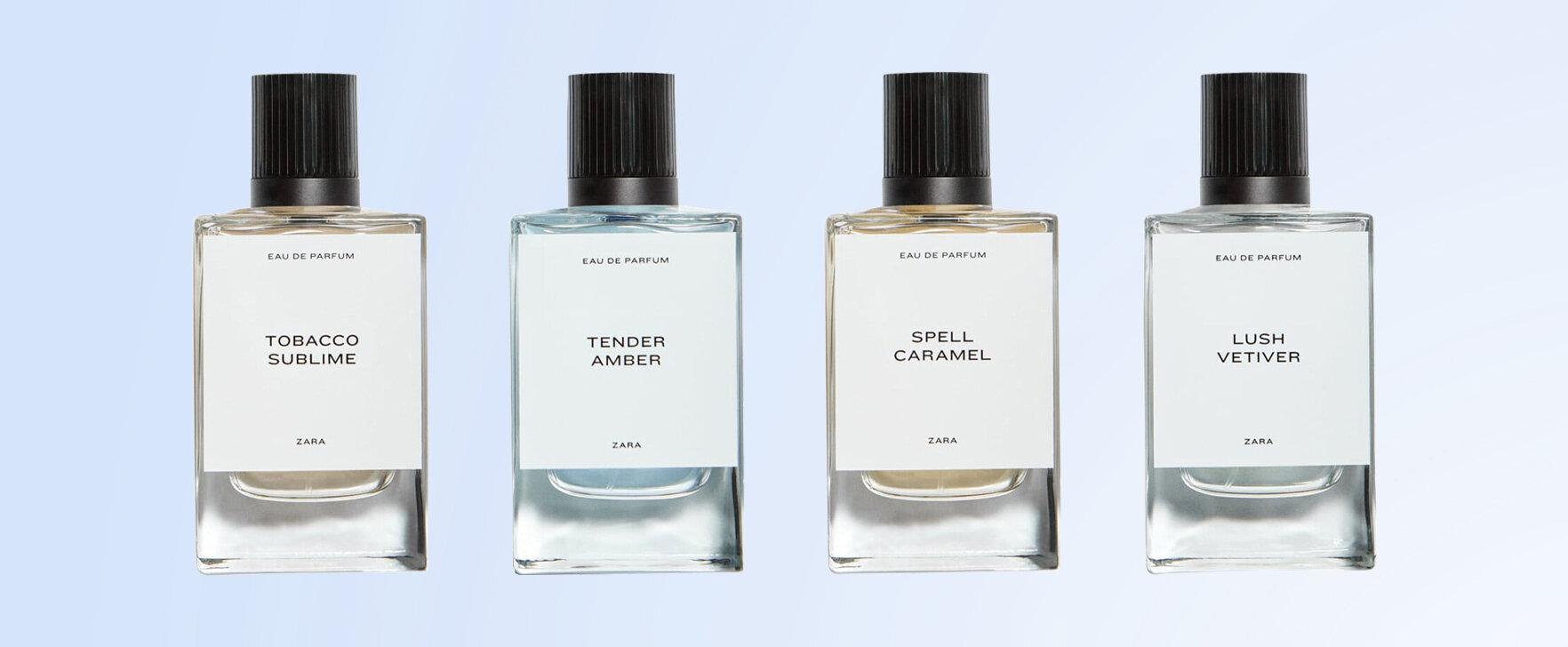 „Tobacco Sublime“, „Tender Amber“, „Spell Caramel“ und „Lush-Vetiver“: Die neuen maskulinen Eaux de Parfum von Zara