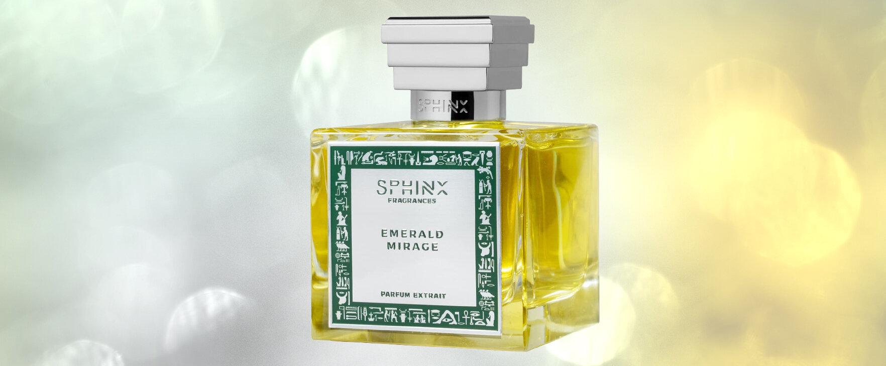 Ein tropisches Abenteuer: Das neue Extrait de Parfum „Emerald Mirage“ von Sphinx