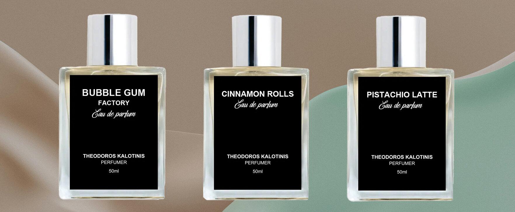 "Bubble Gum Factory", "Cinnamon Rolls" and "Pistachio Latte": The New Gourmand Creations From Theodoros Kalotinis 