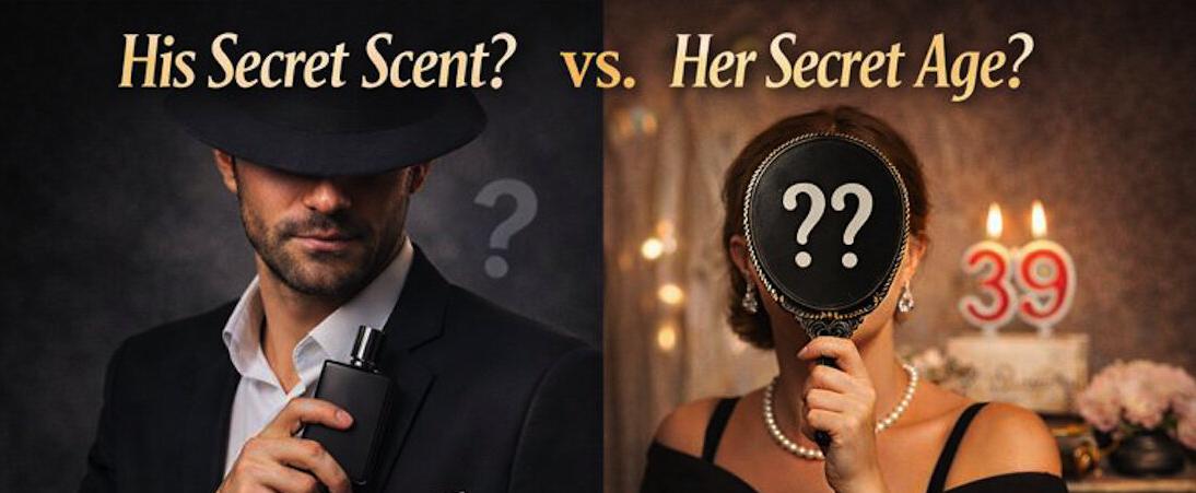 Warum manche Männer ihr Parfum nicht verraten – und warum manche Frauen ihr Alter nicht nennen