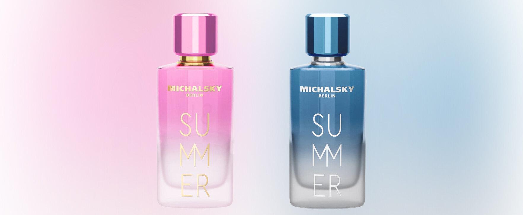  „Michalsky Berlin Summer '23 for Women“ und „Michalsky Berlin Summer '23 for Men“:  Limitierte Sommerdüfte von Michalsky