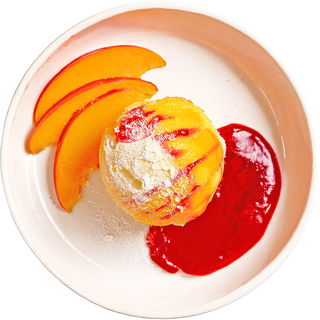 Peach melba
