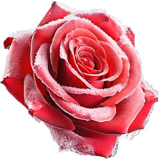 Frosted rose