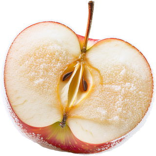 Frosted apple