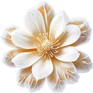 Frosted blossoms
