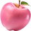 pinker Apfel