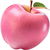 pinker Apfel
