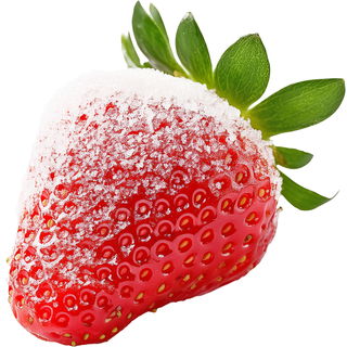 Sugared strawberry