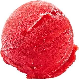Raspberry sorbet