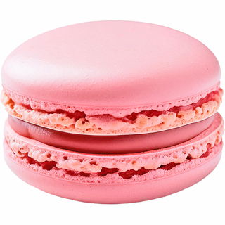 Raspberry macaron