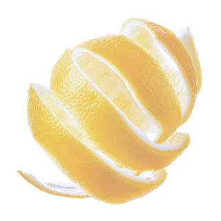 American white grapefruit peel