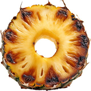 geräucherte Ananas