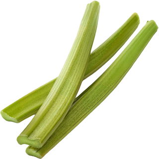Green rhubarb