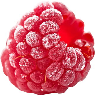 Candied raspberry