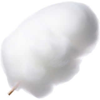Burnt cotton candy
