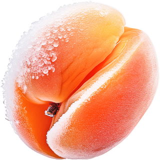 Frosted apricot