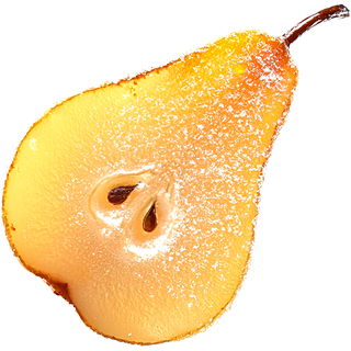 Sugared pear