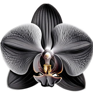 schwarze Orchidee