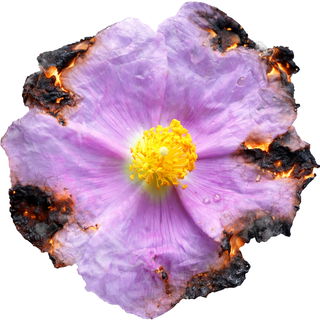 Burnt cistus