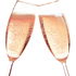 Raspberry champagne