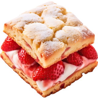 Erdbeer-Biskuit
