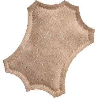 Blond suede