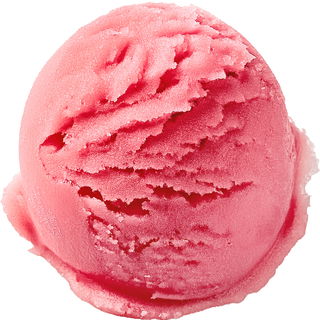 Rosé wine sorbet