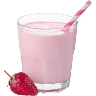 Strawberry milk shake