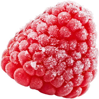 Sweetened raspberry