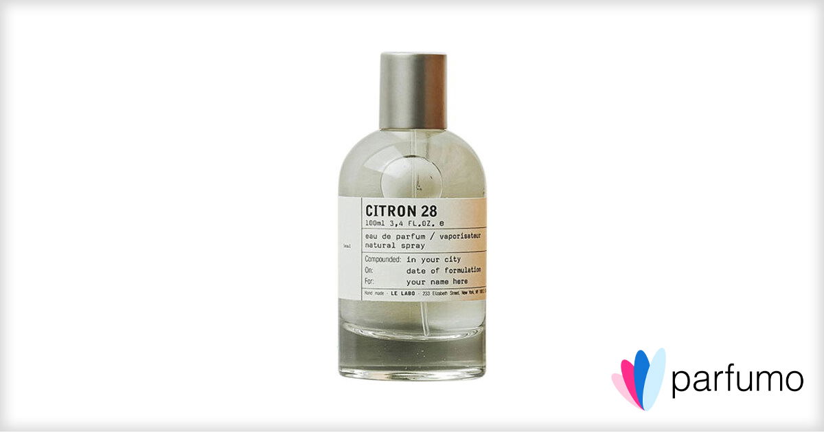 Citron 28 by Le Labo » Reviews & Perfume Facts