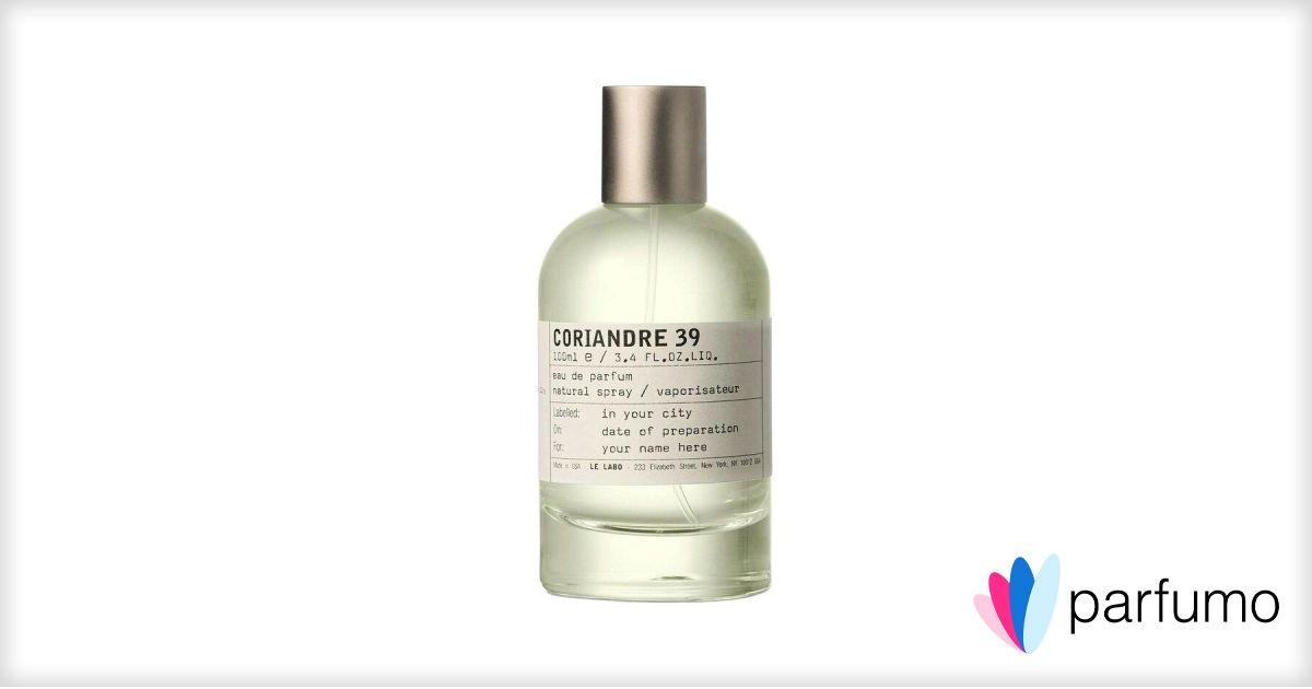 Coriandre 39 by Le Labo » Reviews & Perfume Facts