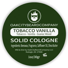 Tobacco Vanilla (Solid Cologne) by Oak City Beard Company
