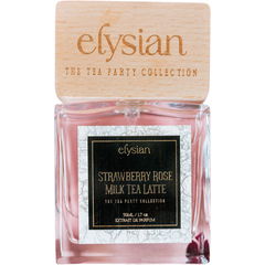 Strawberry Rose Milk Tea Latte by Elysian