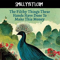 The Filthy Things these Hands Have Done to Make this Money by Smelly Yeti