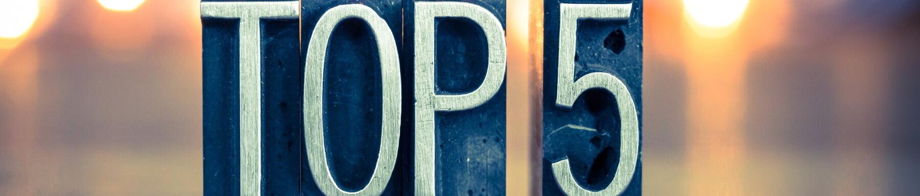 (Meine) TOP 5 für Frauen