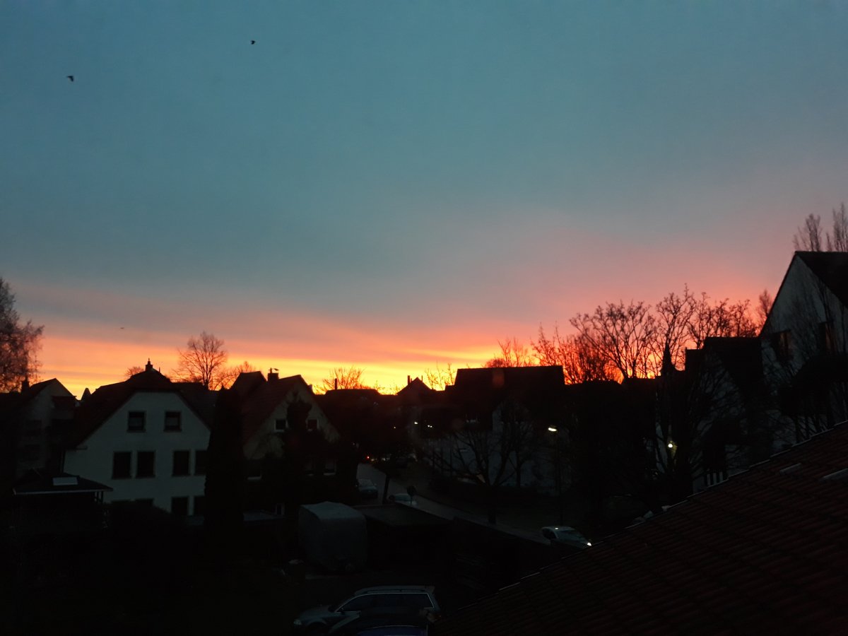 Sonnenaufgang...