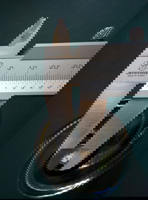 Messung des Durchmessers des Stutzens