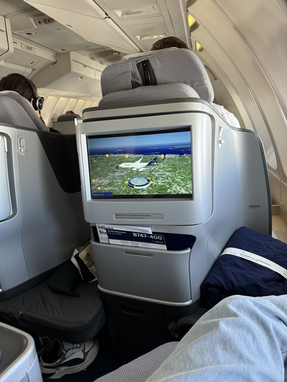 Heimflug mit der „Königin der Lüfte“ (Jumbo-Jet, 747-400)