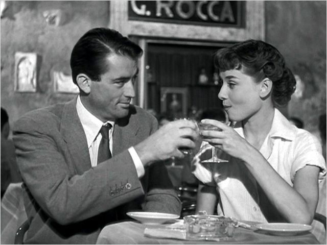 "Ein Herz und eine Krone". Audrey Hepburn und Gregory Peck in Rom.