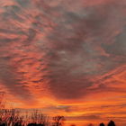Ein Himmel wie lodernde...