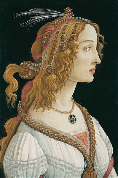 ca. 1480-1485  Botticelli - Simonetta Vespucci als Nymphe - Städel Museum