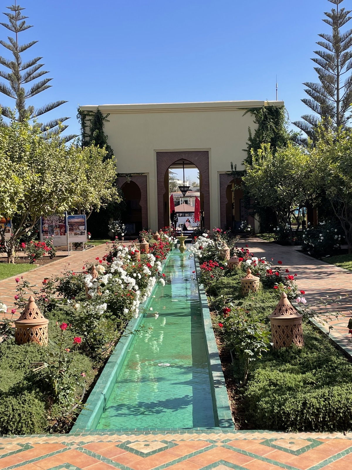 Wunderschöner marokkanischer Garten