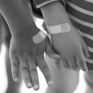 geteiltes Aua ist halbe...