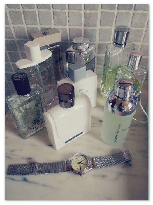 A bunch of spring juices, the light ones: ZARA, POLICE, BENTLEY, FRED MELLO, GUERLAIN, LANCOME, IVES ROCHES