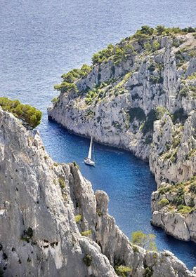 Calanques zwischen Cassis u. Marseille