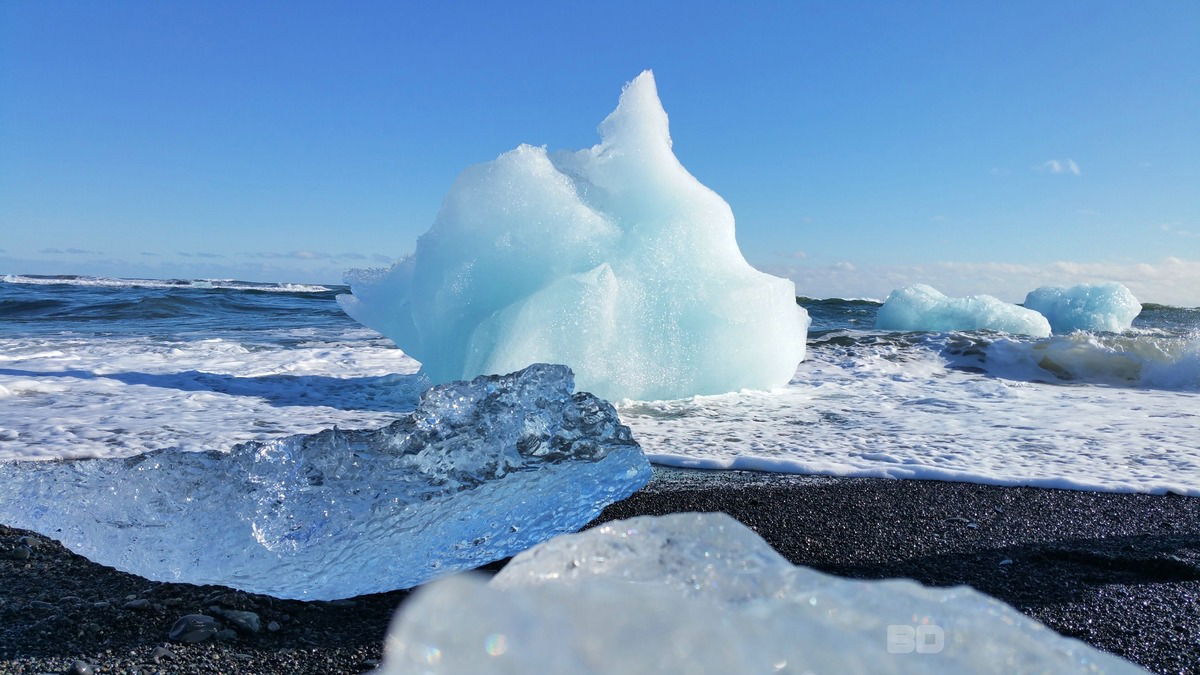 Diamond Beach - Jökulsárlón - Island